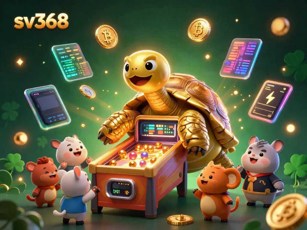 Play exciting games at sv368 with fun 3D characters enjoying a vibrant casino atmosphere.
