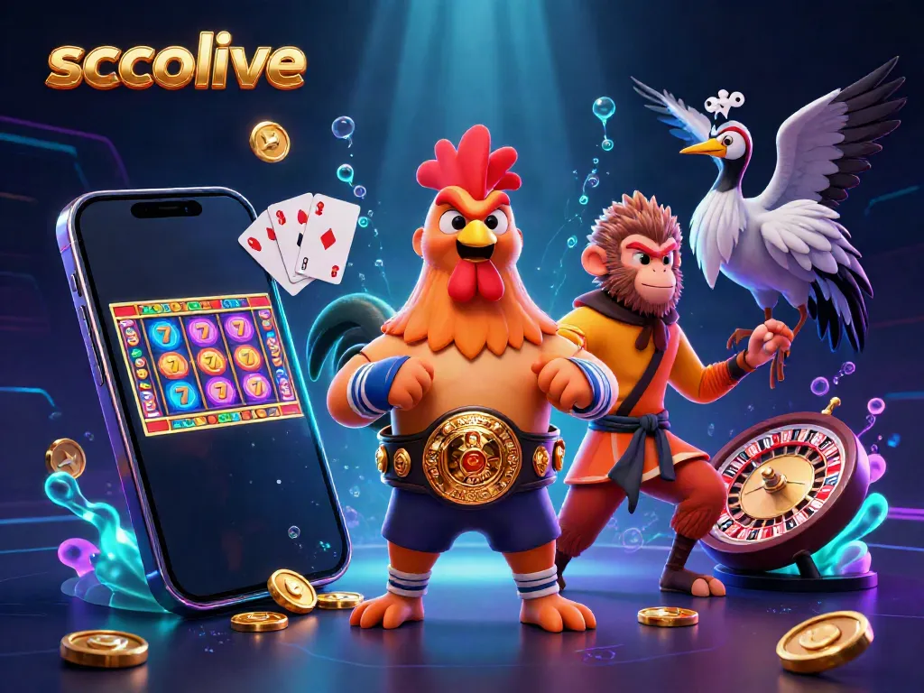 Socolive provides an immersive gaming experience with vibrant characters and slots-themed elements.