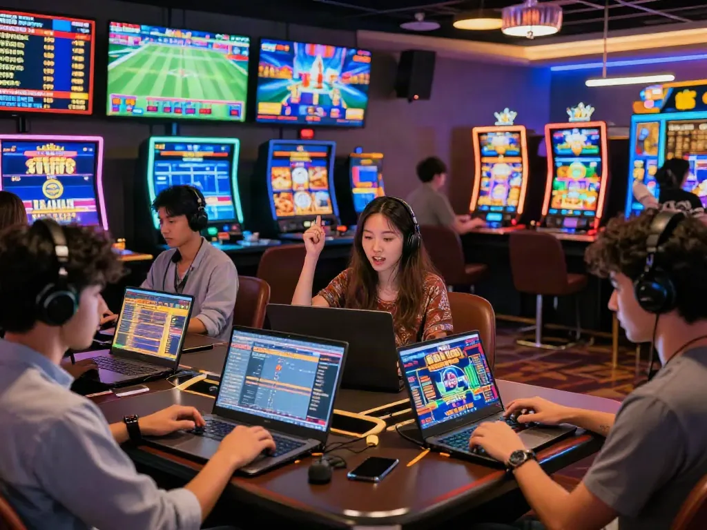 Players enjoying immersive online gaming experience at NET88 casino.