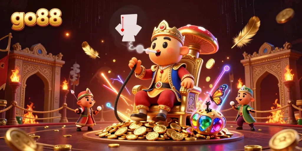 Experience thrilling gameplay at go88, featuring dynamic casino elements and vibrant characters.