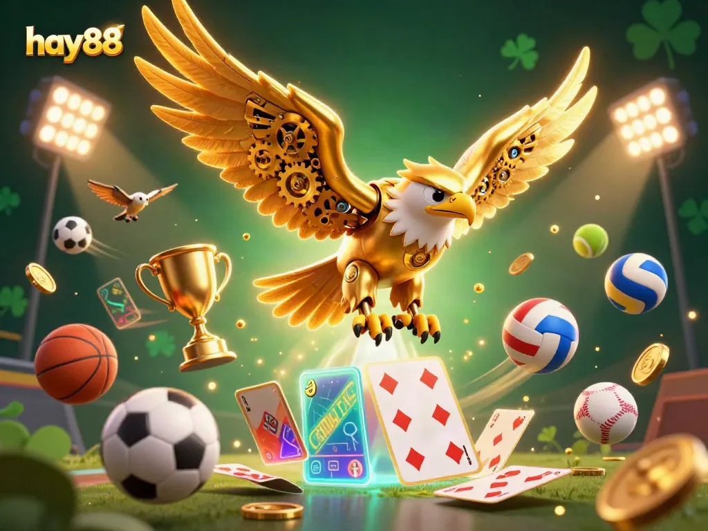 Experience the thrill of betting with hay88's vibrant gaming scene showcasing slots, sports, and casinos.