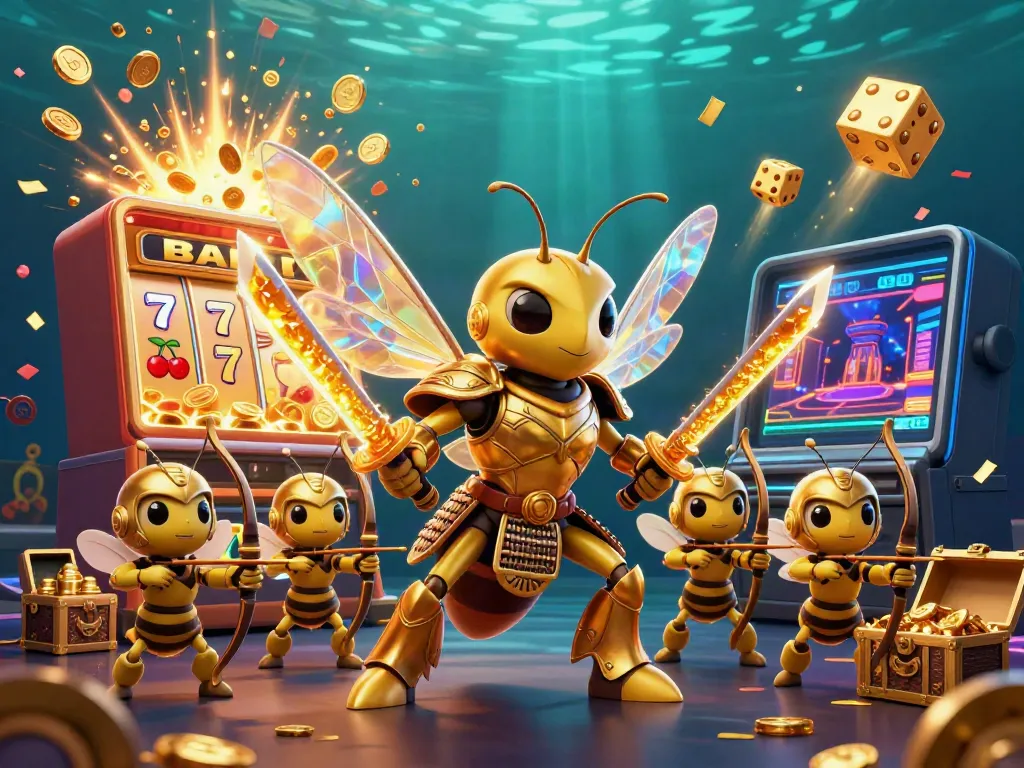 Experience the excitement of 9bet with vibrant casino elements and dynamic gaming characters.