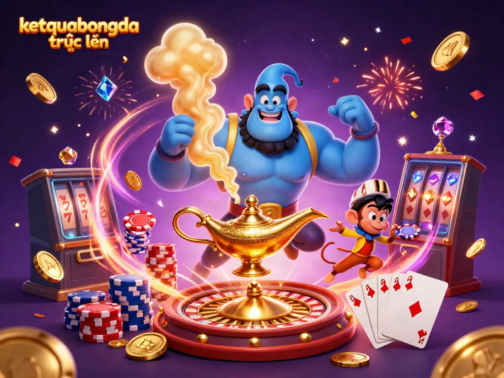 Engage with ketquabongda trực tuyến in a captivating 3D scene featuring dynamic casino elements.
