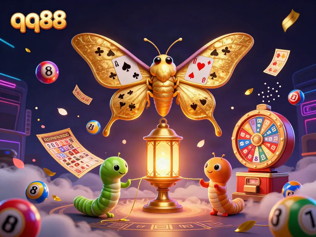 Experience thrilling wins at qq88 with vibrant 3D casino elements showcasing excitement and chance!