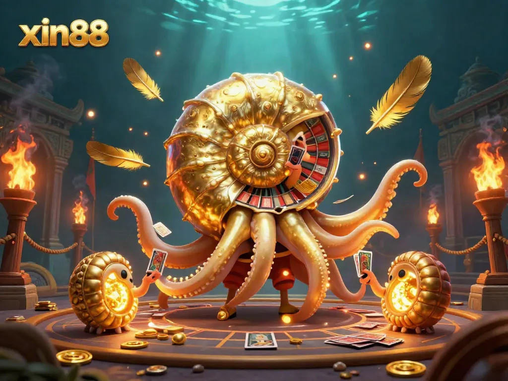 Immerse yourself in the xin88 casino adventure, with the giant nautilus roulette wheel and glowing ammonites.